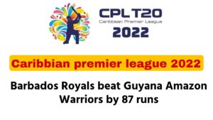 Caribbian premier league 2022